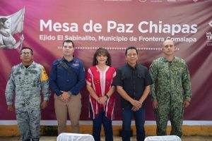*Desde El Sabinalito, en Frontera Comalapa, reafirman compromiso con la seguridad y la paz en la Sierra*