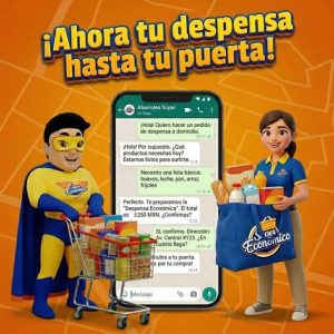 Tu despensa a domicilio con solo un chat.