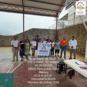Protección Civil Municipal y Delegación Regional Zona Norte VIII conforman Comités Humanistas en comunidades de Pichucalco
