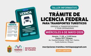 Convocan a taller sobre trámite de licencia para transportes turísticos
