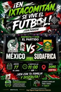 Ven a disfrutar con tu familia la pasión del Fútbol y apoyemos a nuestra selección Mexicana en este Mundial 2026