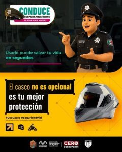 𝙀𝙡 𝙘𝙖𝙨𝙘𝙤 𝙣𝙤 𝙚𝙨 𝙪𝙣 𝙖𝙘𝙘𝙚𝙨𝙤𝙧𝙞𝙤, es una herramienta que puede marcar la diferencia entre un susto y una tragedia. Cada viaje, por corto que sea, implica riesgos; por eso, usarlo correctamente es una de las decisiones más importantes para proteger la vida.
