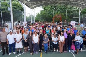 La secretaria general de Gobierno y Mediación, Dulce Rodríguez Ovando, encabezó la instalación del Comité de Prevención Social de la Violencia y del Delito en la colonia San Pedro Progresivo, en Tuxtla Gutiérrez, como parte del programa Prevenir para el Buen Vivir.