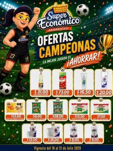 ¡Las Ofertas Campeonas ya están en Abarrotes Super Económico !
