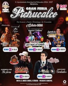 Pichucalco ya tiene cartelera oficial para su Gran Feria 2026.