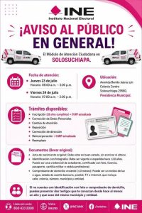Instituto Nacional Electoral en Solosuchiapa