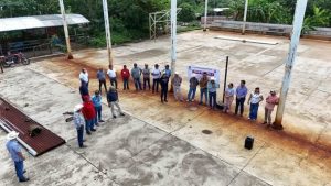 Inician rehabilitación del domo en la Ciudad Rural de Ostuacán