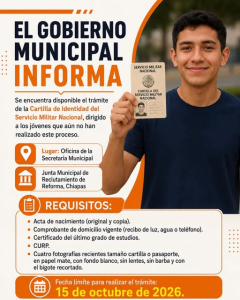 ¡Atención, jóvenes de Reforma!