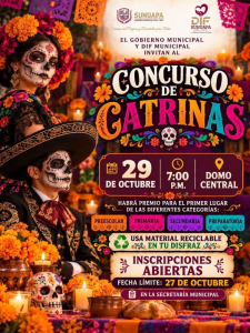 ¡CONCURSO DE CATRINAS SUNUAPA 2026!